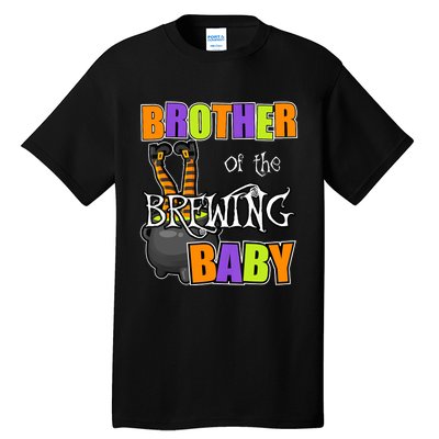 Brother Of Brewing Baby Halloween Theme Baby Shower Spooky Tall T-Shirt