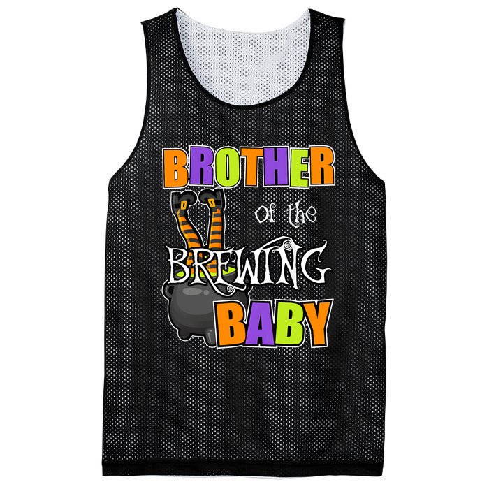 Brother Of Brewing Baby Halloween Theme Baby Shower Spooky Mesh Reversible Basketball Jersey Tank