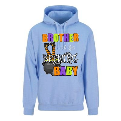 Brother Of Brewing Baby Halloween Theme Baby Shower Spooky Unisex Surf Hoodie