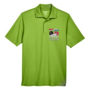 Burnouts Or Bows Gender Reveal Party Announcement Daddy Men's Origin Performance Pique Polo