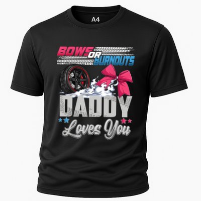Burnouts Or Bows Gender Reveal Party Announcement Daddy Performance Shirt