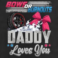 Burnouts Or Bows Gender Reveal Party Announcement Daddy 11oz C Handle Ceramic Mug