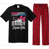 Burnouts Or Bows Gender Reveal Party Announcement Daddy Pajama Set