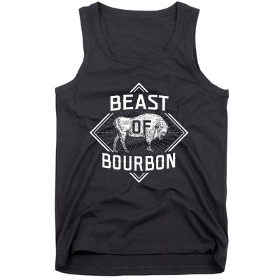 Beast Of Bourbon American Bison Buffalo Lover Wildlife Tank Top