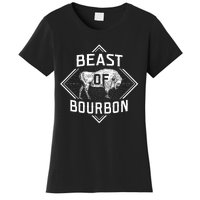 Beast Of Bourbon American Bison Buffalo Lover Wildlife Women's T-Shirt