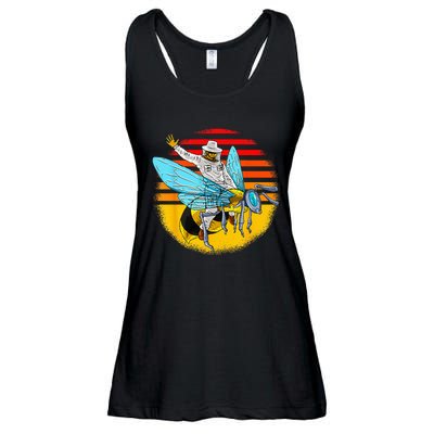 Beekeeper Outfit Beekeeping Funny Gift Idea Ladies Essential Flowy Tank