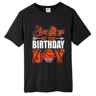 Brother Of Birthday Boy Basketball Matching Family Party Tall Fusion ChromaSoft Performance T-Shirt