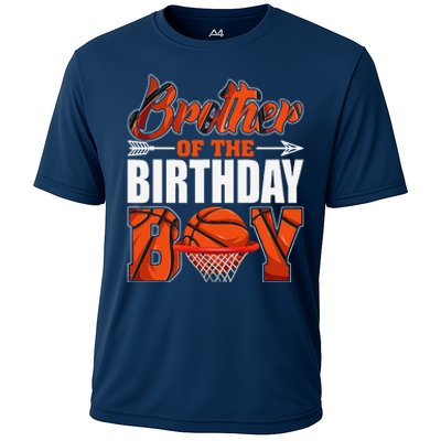 Brother Of Birthday Boy Basketball Matching Family Party Cooling Performance Crew T-Shirt