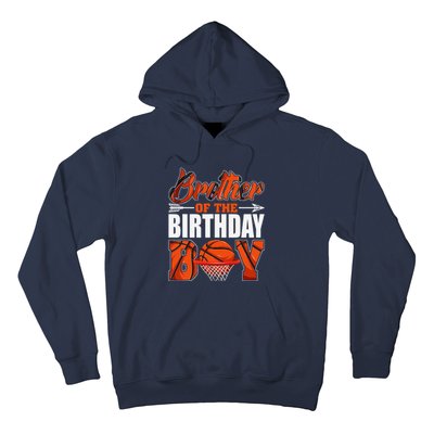 Brother Of Birthday Boy Basketball Matching Family Party Hoodie