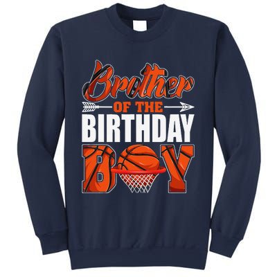 Brother Of Birthday Boy Basketball Matching Family Party Sweatshirt