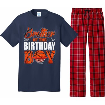 Brother Of Birthday Boy Basketball Matching Family Party Pajama Set