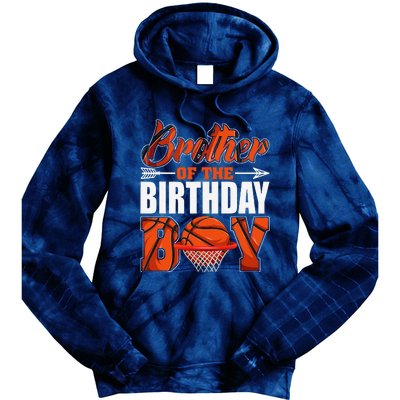 Brother Of Birthday Boy Basketball Matching Family Party Tie Dye Hoodie