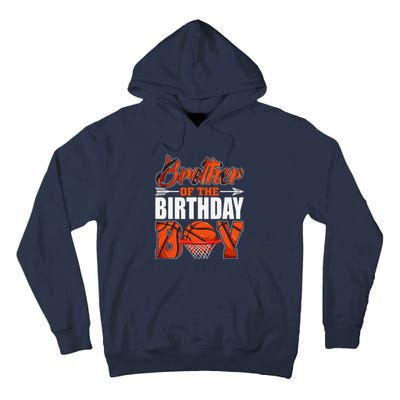 Brother Of Birthday Boy Basketball Matching Family Party Tall Hoodie