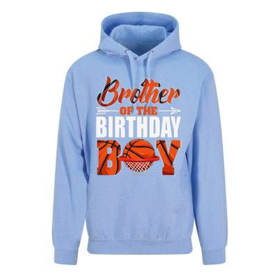 Brother Of Birthday Boy Basketball Matching Family Party Unisex Surf Hoodie