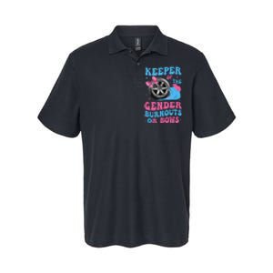 Burnouts Or Bows Funny Gender Reveal Party Fun Softstyle Adult Sport Polo