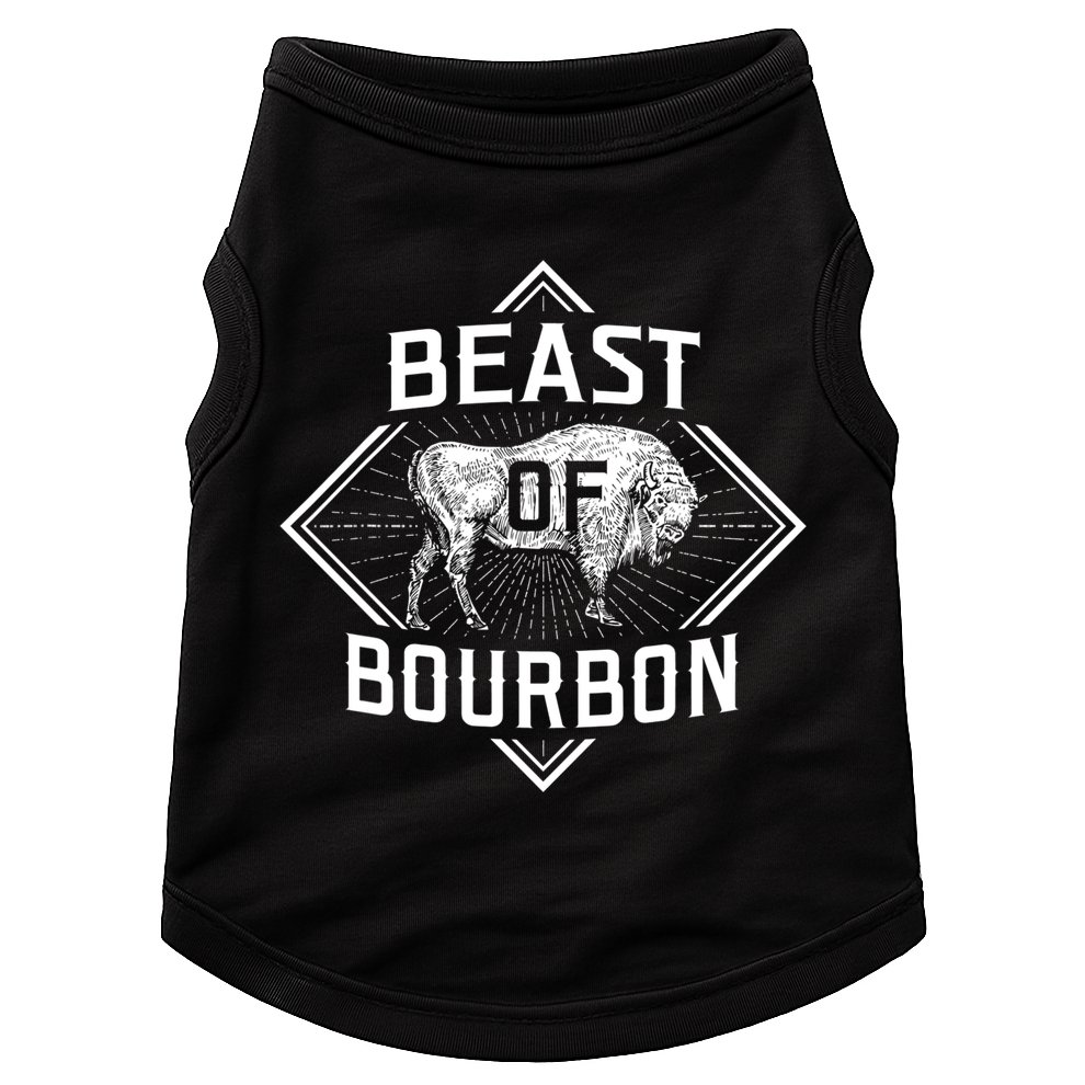 Beast Of Bourbon American Bison Buffalo Lover Wildlife Doggie Tank