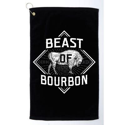 Beast Of Bourbon American Bison Buffalo Lover Wildlife Golf Towel