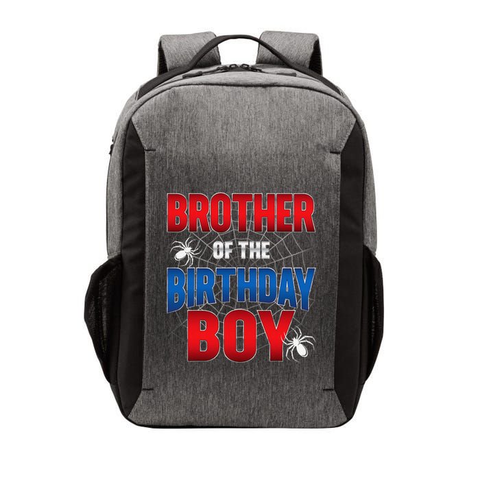 Brother Of Birthday Boy Costume Spider Web Birthday Party Vector Backpack