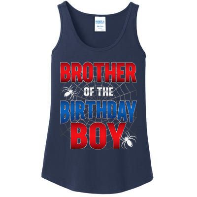 Brother Of Birthday Boy Costume Spider Web Birthday Party Ladies Essential Tank