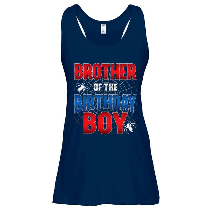 Brother Of Birthday Boy Costume Spider Web Birthday Party Ladies Essential Flowy Tank