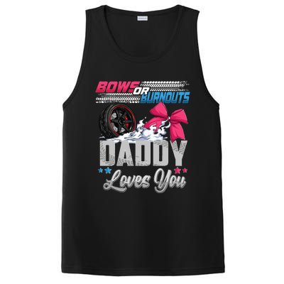 Burnouts Or Bows Gender Reveal Party Announcement Daddy PosiCharge Competitor Tank