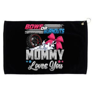 Burnouts Or Bows Gender Reveal Party Announcement Mommy Grommeted Golf Towel