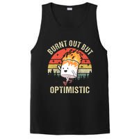 Burnt Out But Optimistic Funny Marshmallow For Camping Retro PosiCharge Competitor Tank