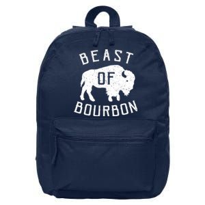 Beast Of Bourbon Drinking Whiskey Design Bison Buffalo Party 16 in Basic Backpack