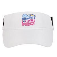 Burnouts Or Bows Gender Reveal Adult Drive Performance Visor