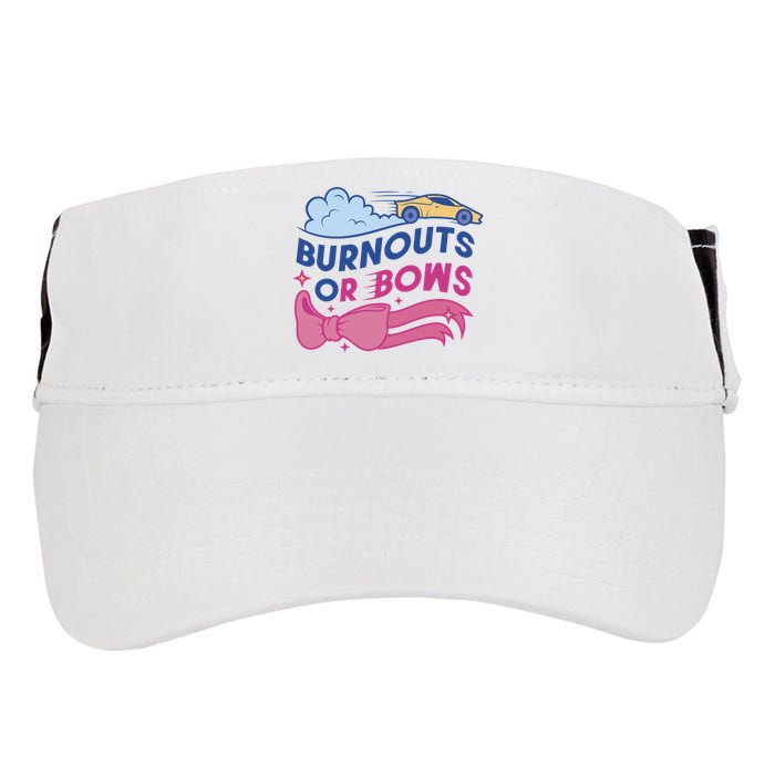 Burnouts Or Bows Gender Reveal Adult Drive Performance Visor