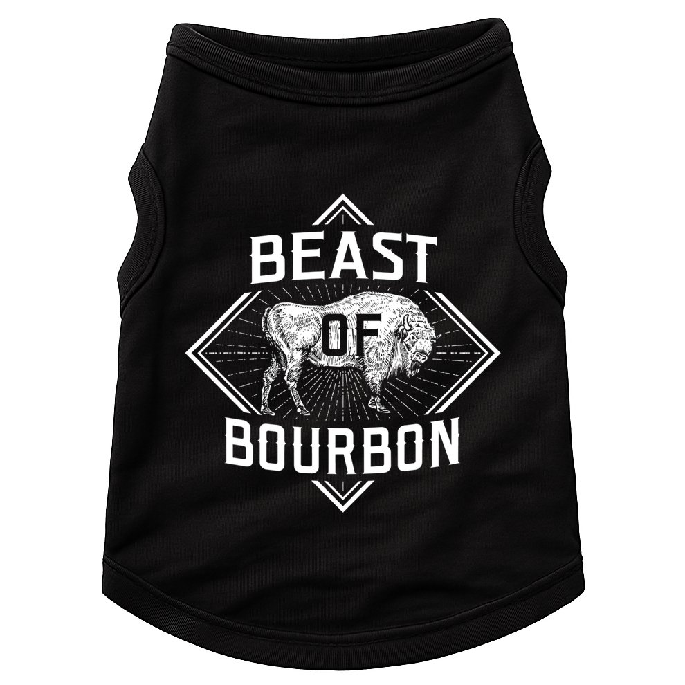 Beast Of Bourbon American Bison Buffalo Lover Wildlife Doggie Tank