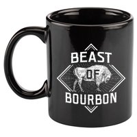 Beast Of Bourbon American Bison Buffalo Lover Wildlife 11oz C Handle Ceramic Mug