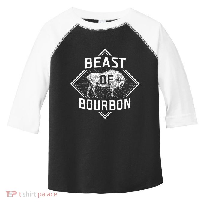 Beast Of Bourbon American Bison Buffalo Lover Wildlife Toddler Fine Jersey T-Shirt