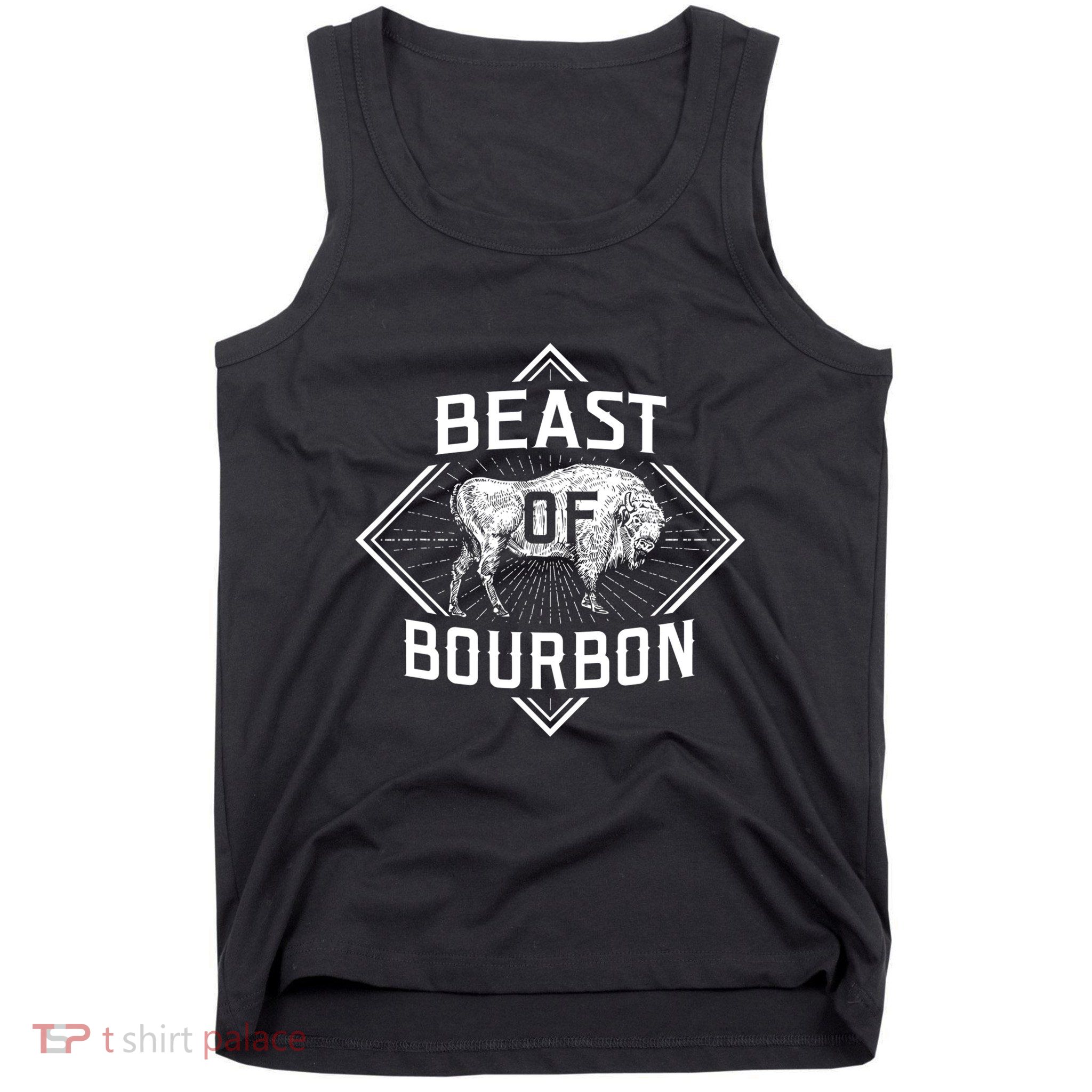 Beast Of Bourbon American Bison Buffalo Lover Wildlife Tank Top