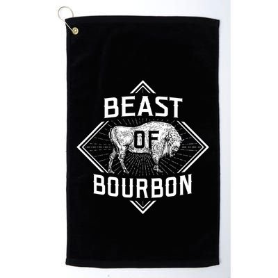 Beast Of Bourbon American Bison Buffalo Lover Wildlife Golf Towel
