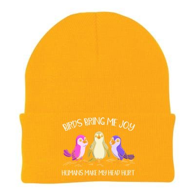 Bird Owner Bird Lover Ornithology Birdwatching Gift Knit Cap Winter Beanie