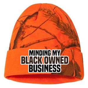 Black Owned Brown Business History Month Melanin Funny Gift Proud Gift Kati Licensed 12" Camo Beanie