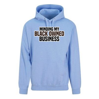 Black Owned Brown Business History Month Melanin Funny Gift Proud Gift Unisex Surf Hoodie