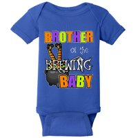 Brother Of Brewing Baby Halloween Theme Baby Shower Spooky Baby Bodysuit