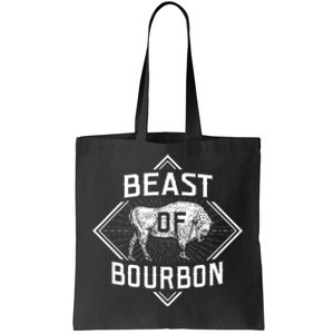 Beast Of Bourbon American Bison Buffalo Lover Wildlife Tote Bag