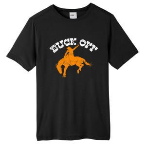 Buck Off Bucking Western Rodeo Cowboy Bronc Rider Tall Fusion ChromaSoft Performance T-Shirt