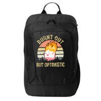 Burnt Out But Optimistic Retro Vintage Sunset City Backpack