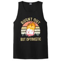 Burnt Out But Optimistic Retro Vintage Sunset PosiCharge Competitor Tank