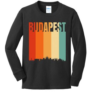 Beauty Of Budapest Kids Long Sleeve Shirt