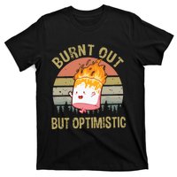 Burnt Out But Optimistic Retro Vintage Sunset T-Shirt