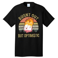 Burnt Out But Optimistic Retro Vintage Sunset Tall T-Shirt