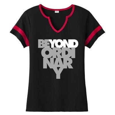 Beyond Ordinary Ladies Halftime Notch Neck Tee