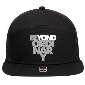 Beyond Ordinary 7 Panel Mesh Trucker Snapback Hat