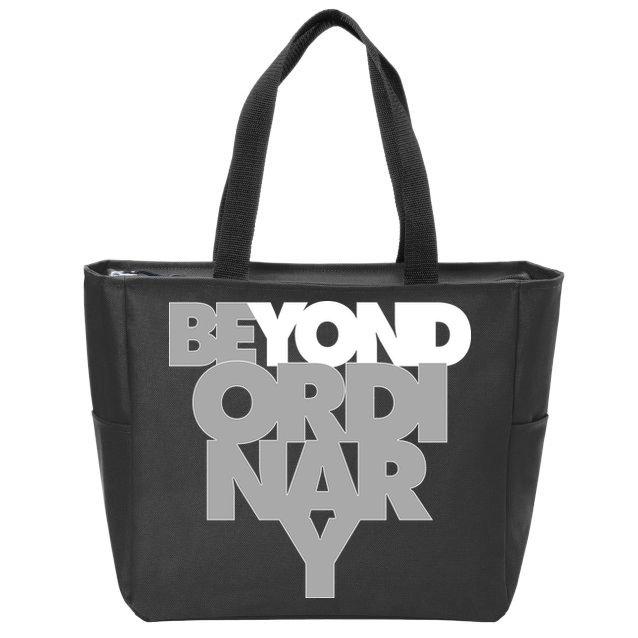 Beyond Ordinary Zip Tote Bag