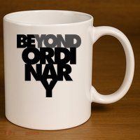 Beyond Ordinary 11oz C Handle Ceramic Mug